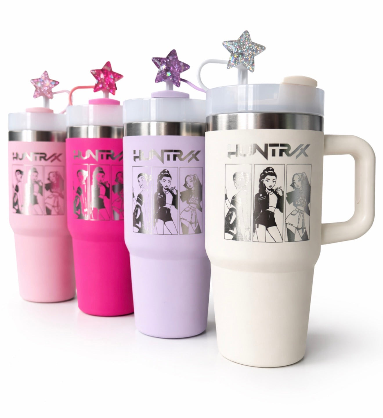 K-Pop Fan Gift Tumbler – Laser Engraved Insulated Cup 400ml, Personalised Quencher-style tumbler cup with handle 14oz (Copy)