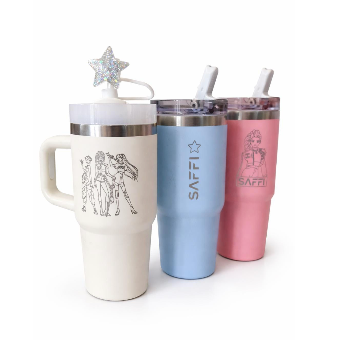 K-Pop Fan Gift Tumbler – Laser Engraved Insulated Cup 400ml, Personalised Quencher-style tumbler cup with handle 14oz (Copy)