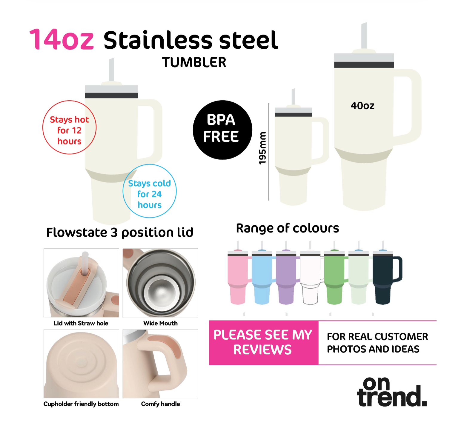 LASER engraved cute furry monsters / take a seat cute character tumbler + handle straw-personalised cup-quencher-14oz