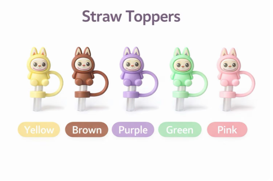 LASER engraved cute furry monsters / take a seat cute character tumbler + handle straw-personalised cup-quencher-14oz