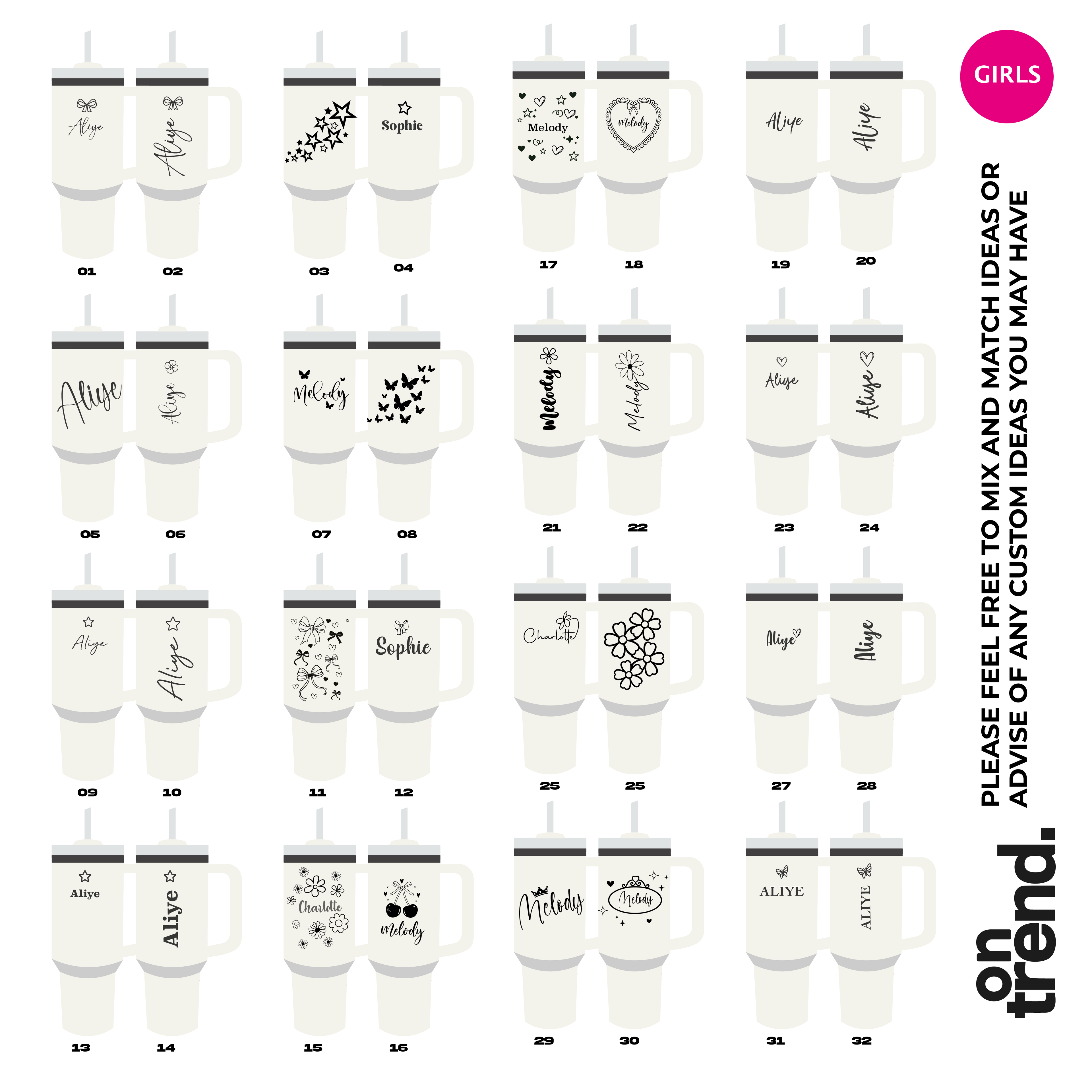 LASER ENGRAVED kids children’s small size travel tumbler flask with handle and straw-personalised mini cup-14oz