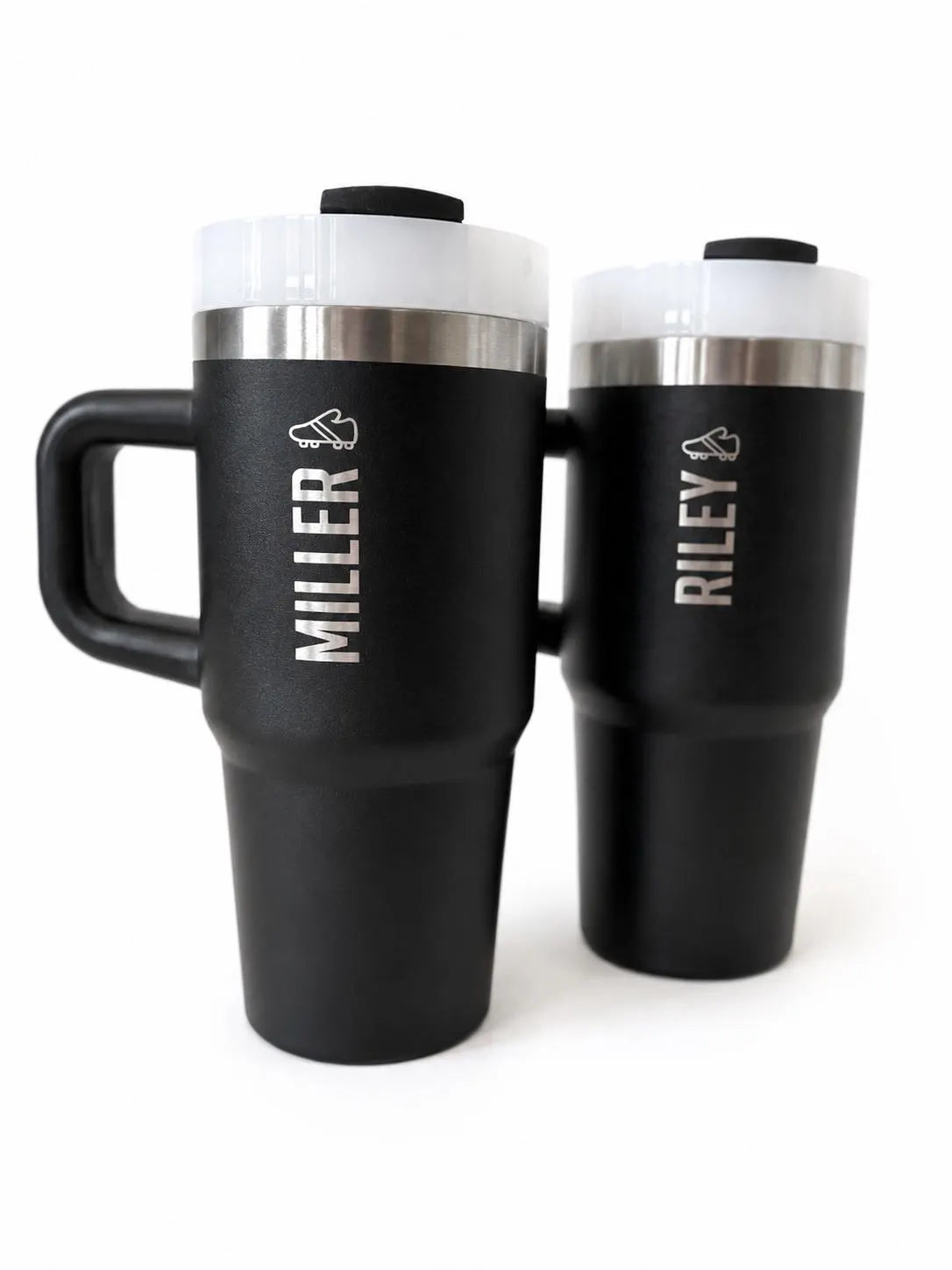 LASER ENGRAVED kids children’s small size travel tumbler flask with handle and straw-personalised mini cup-14oz